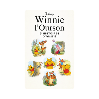 Winnie l'Ourson 5 friendship stories French Yoto audio card, Disney Winnie the Pooh for ages 3 to 6
