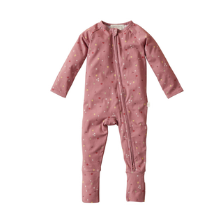 Sweet Fruits Organic Cotton Zip Romper