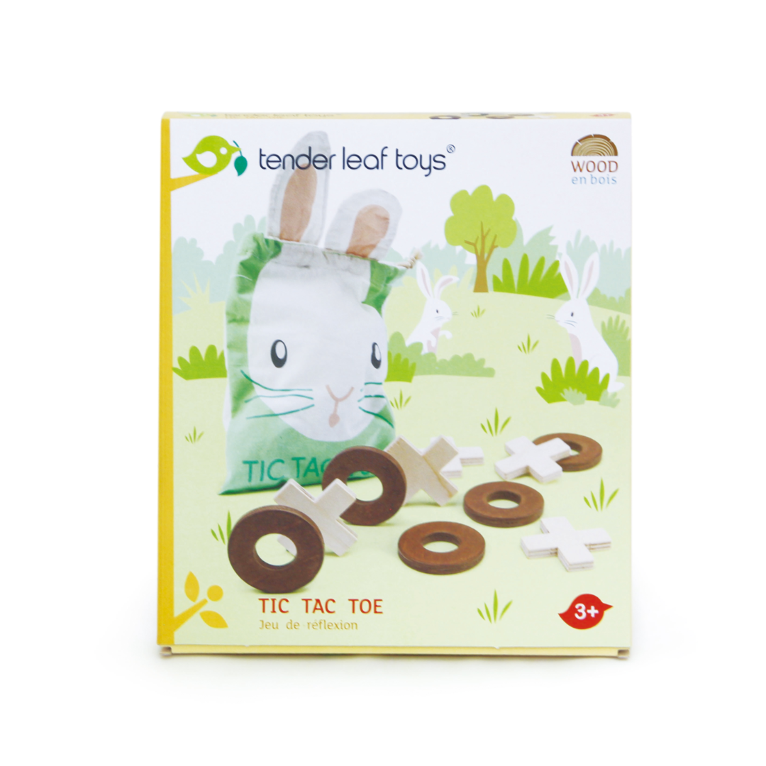 Wooden Tic Tac Toe Game for Kids