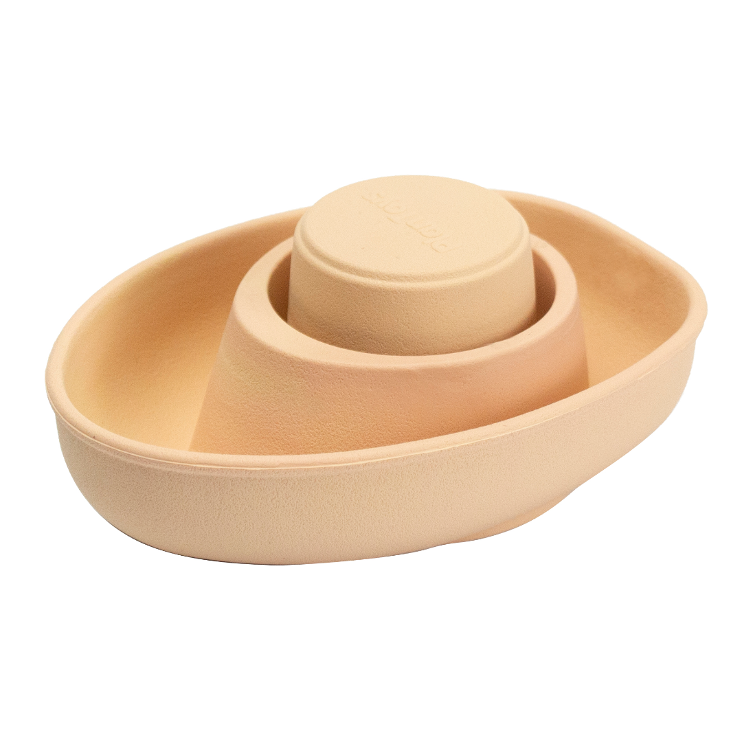 Rubber Convertible Boat - Pastel Orange