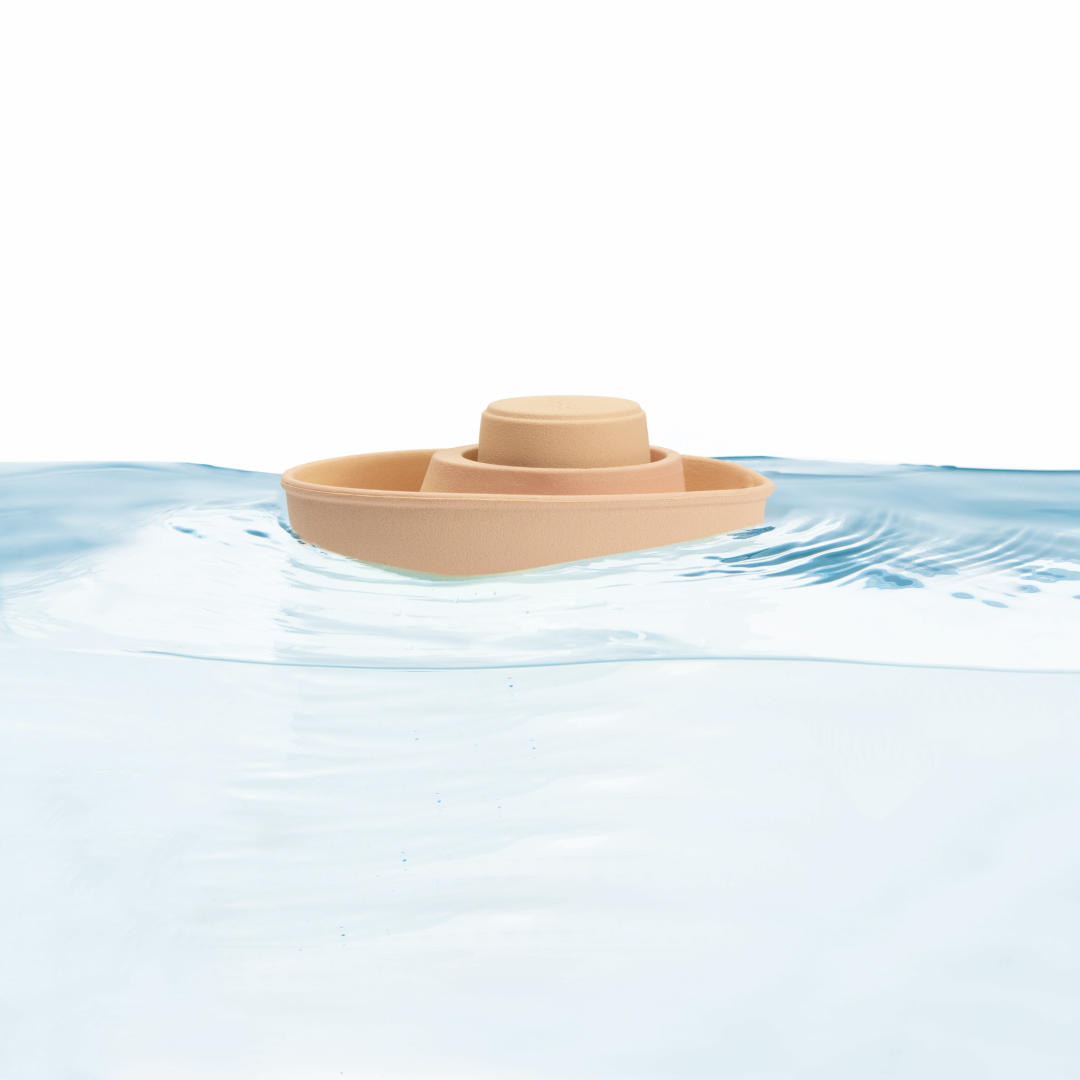 Rubber Convertible Boat - Pastel Orange