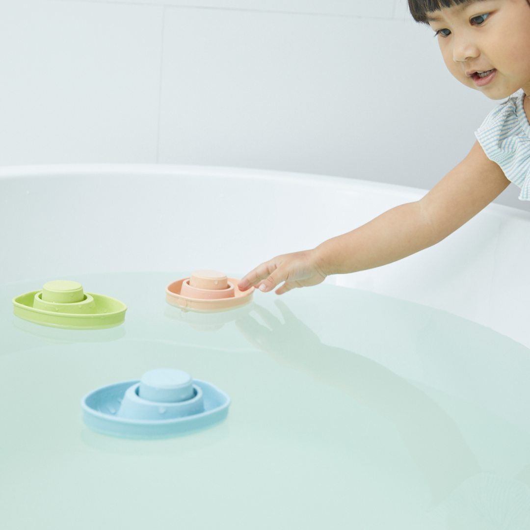 Rubber Convertible Boat - Pastel Orange