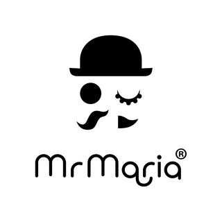 Mr Maria logo, Dutch children's night light and Miffy lamp brand, designed in Amsterdam