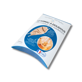 Soft toy storage hammock net with wall fixings, 1001 Cabanes Hamac à Doudous corner-mounted bedroom organiser 120 x 90 cm, tidy room gift for children aged 3 plus, made in France