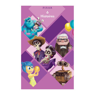 Screen-free French-language audio card for kids with stories and sound effects, Yoto 6 Histoires Pixar et Carte Bonus for Yoto Player and Yoto Mini, quiet time and travel listening, ages 3 plus