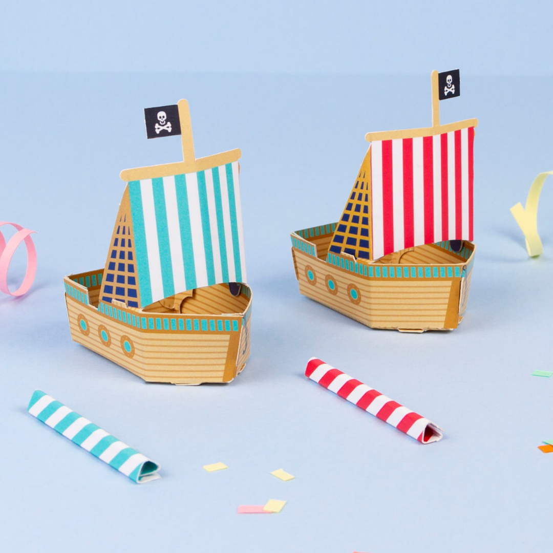 Create Your Own Pirate Blow Boats Craft Kit