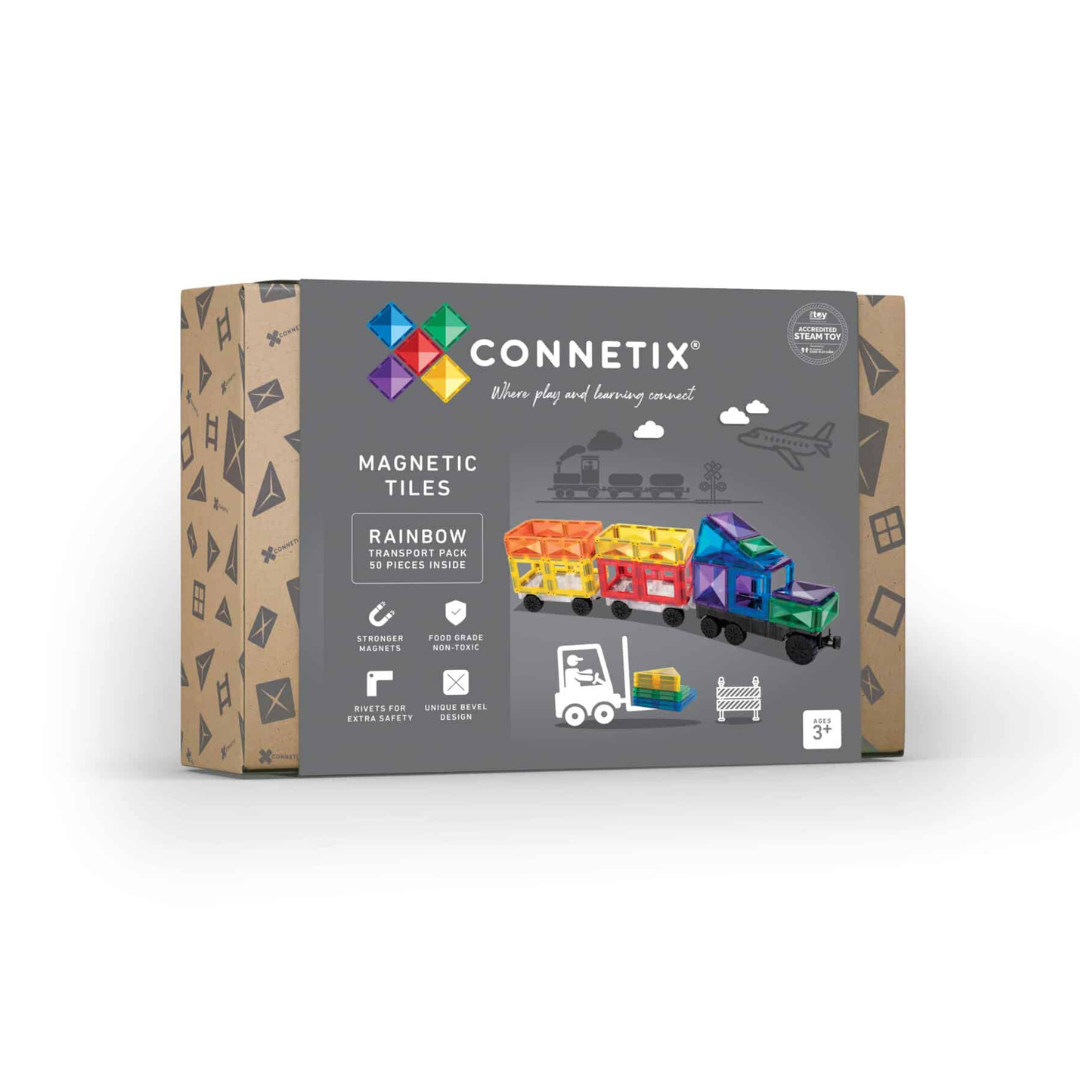 Connetix Rainbow Transport Pack 50 pieces