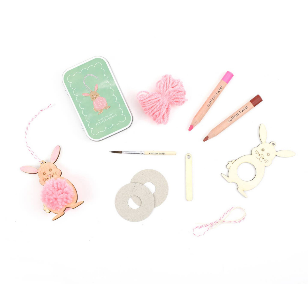 Make Your Own Pom Pom Bunny Craft Kit