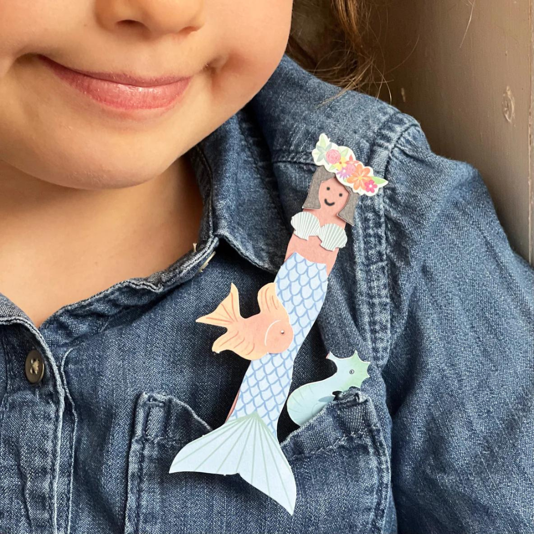 Make Your Own Mermaid Peg Doll Craft Kit