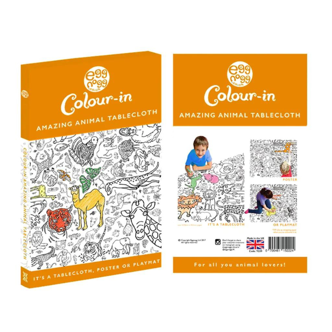 Colour-in Animals Giant Poster