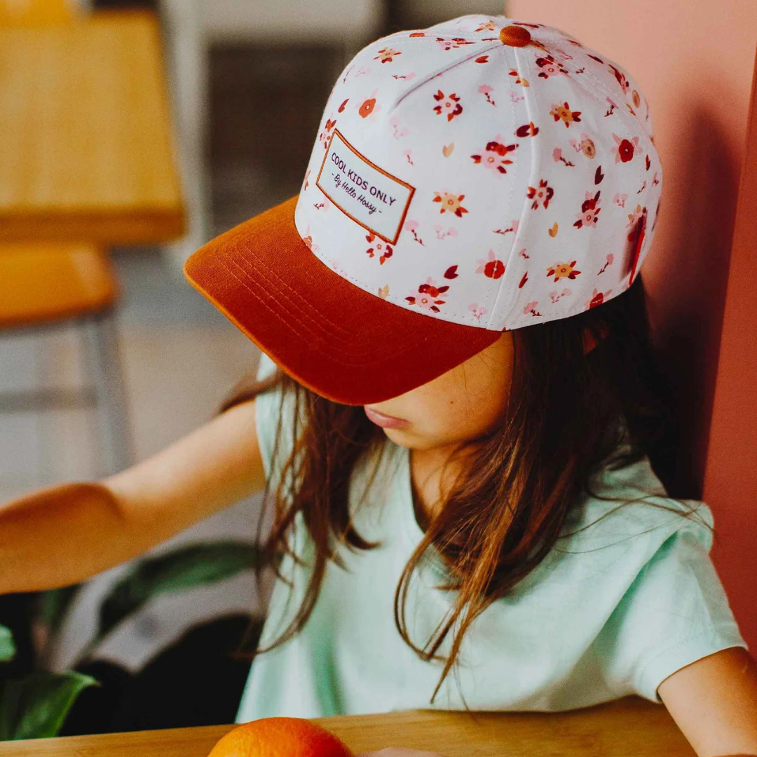 Hello Hossy Vintage Flowers Cap (2-5 years)