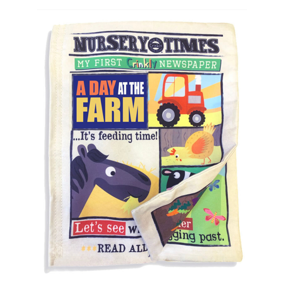 Crinkly Newspaper Farm Animals