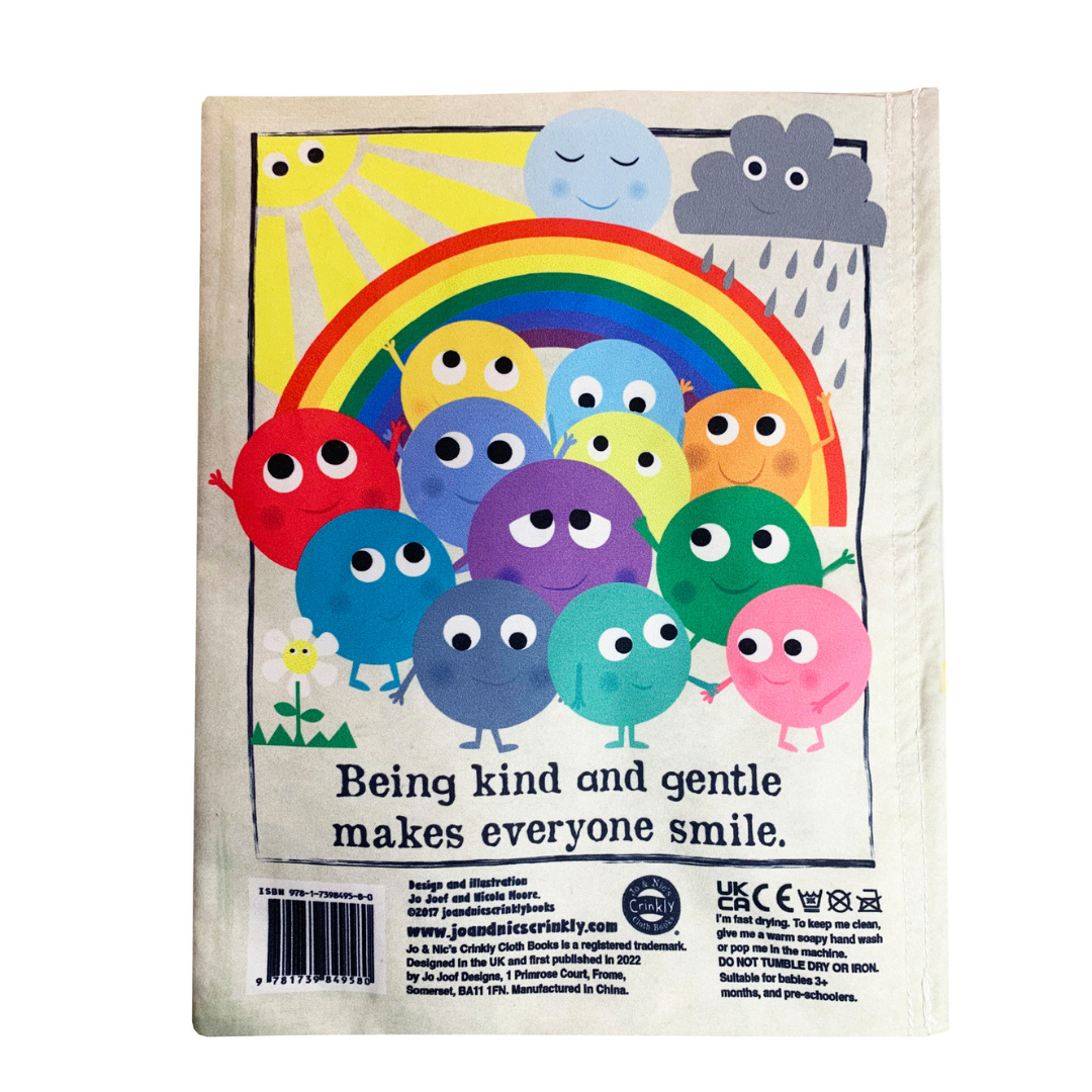 Crinkly Newspaper Rainbow of Emotions