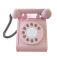 Classic Dial Telephone Toy Pink