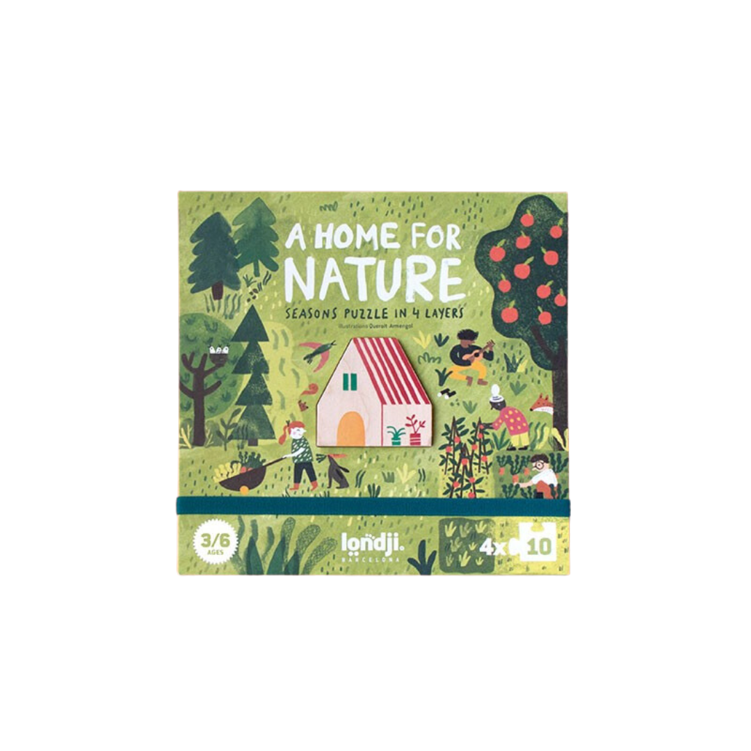 A Home for Nature: 4-Layer Seasons Puzzle for Kids