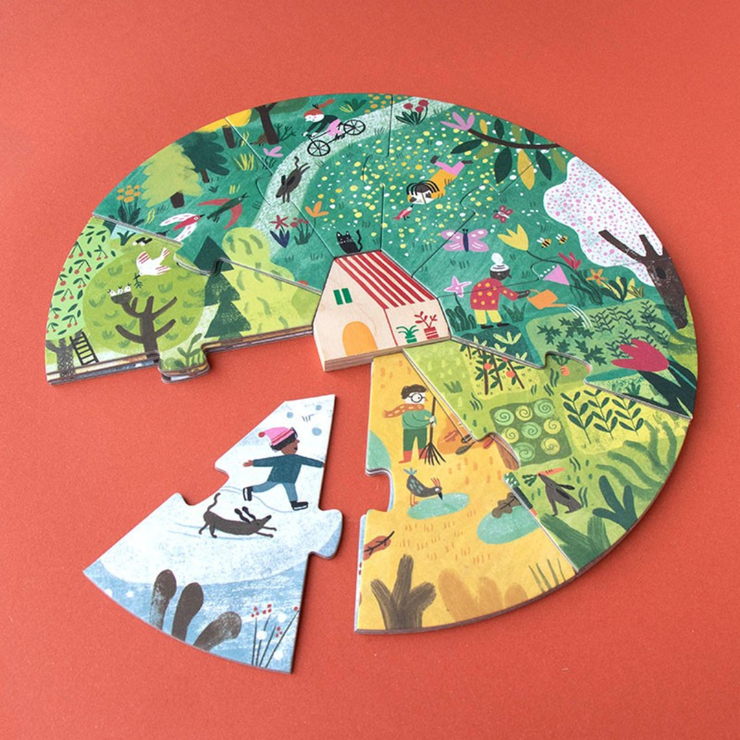 A Home for Nature: 4-Layer Seasons Puzzle for Kids