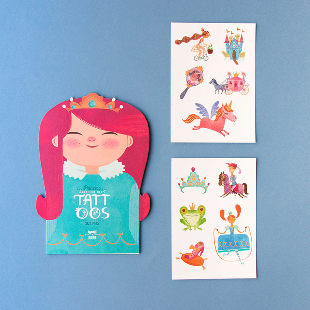 Princess Temporary Tattoos for Kids