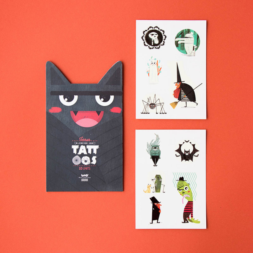 Terror Temporary Tattoos for Kids