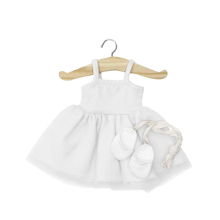 Rosella Doll Tutu White with Ballet Shoes