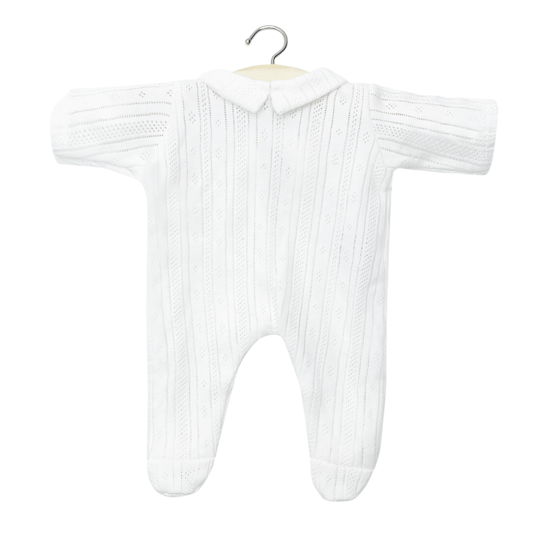 Baby Doll White Striped Pyjamas
