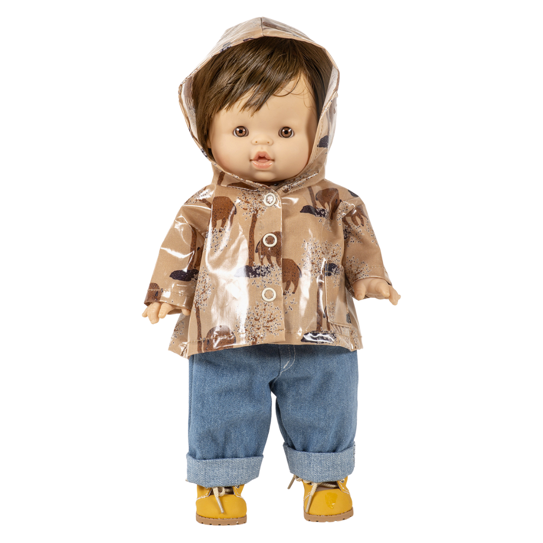 Doll Raincoat Clotaire Wild Boar