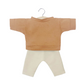 Baby Doll Set Sweatshirt with Linen Leggings