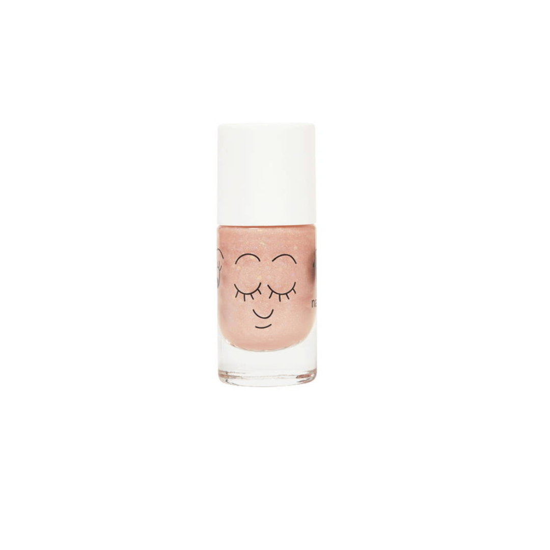 Nailmatic Peachy Kids Nail Polish 8ml | Peach Glitter