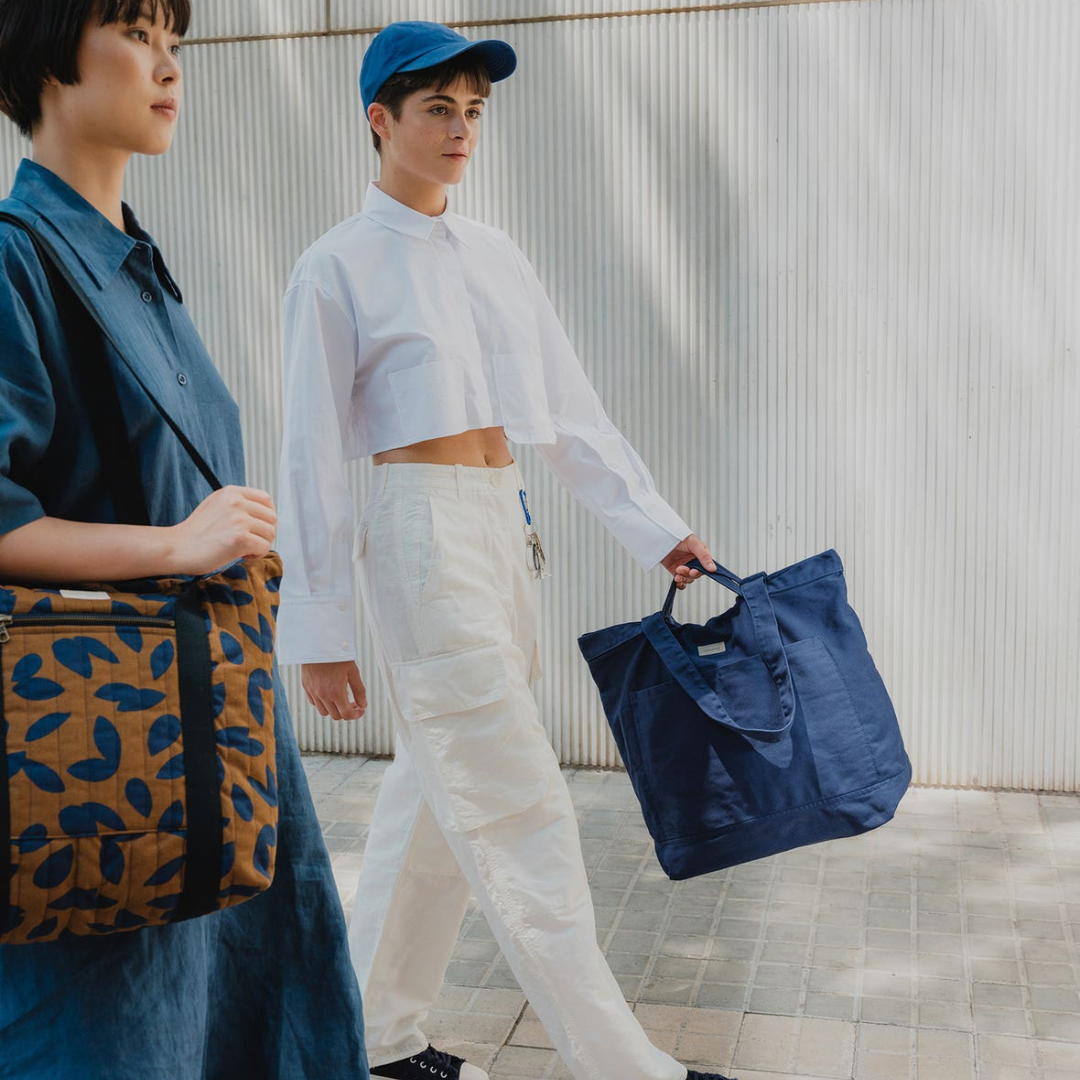 Paris-Tokyo Maxi Bag | Blue Cobalt