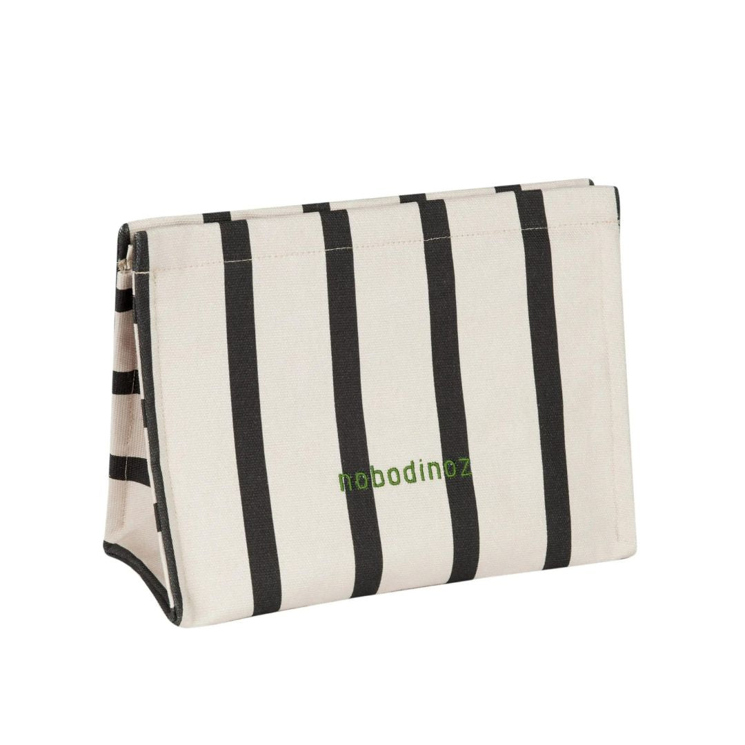 Waterproof Beach Pouch Portofino Black Stripes