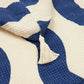 Portofino Kids Beach Poncho Blue Waves Waffle