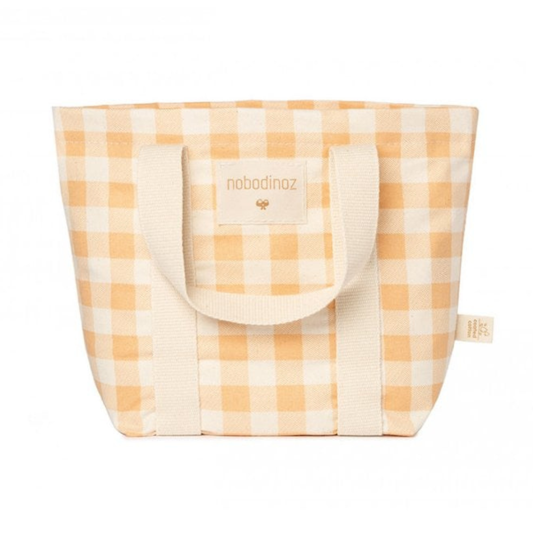 Sunshine Mini Tote Bag | Melon Vichy