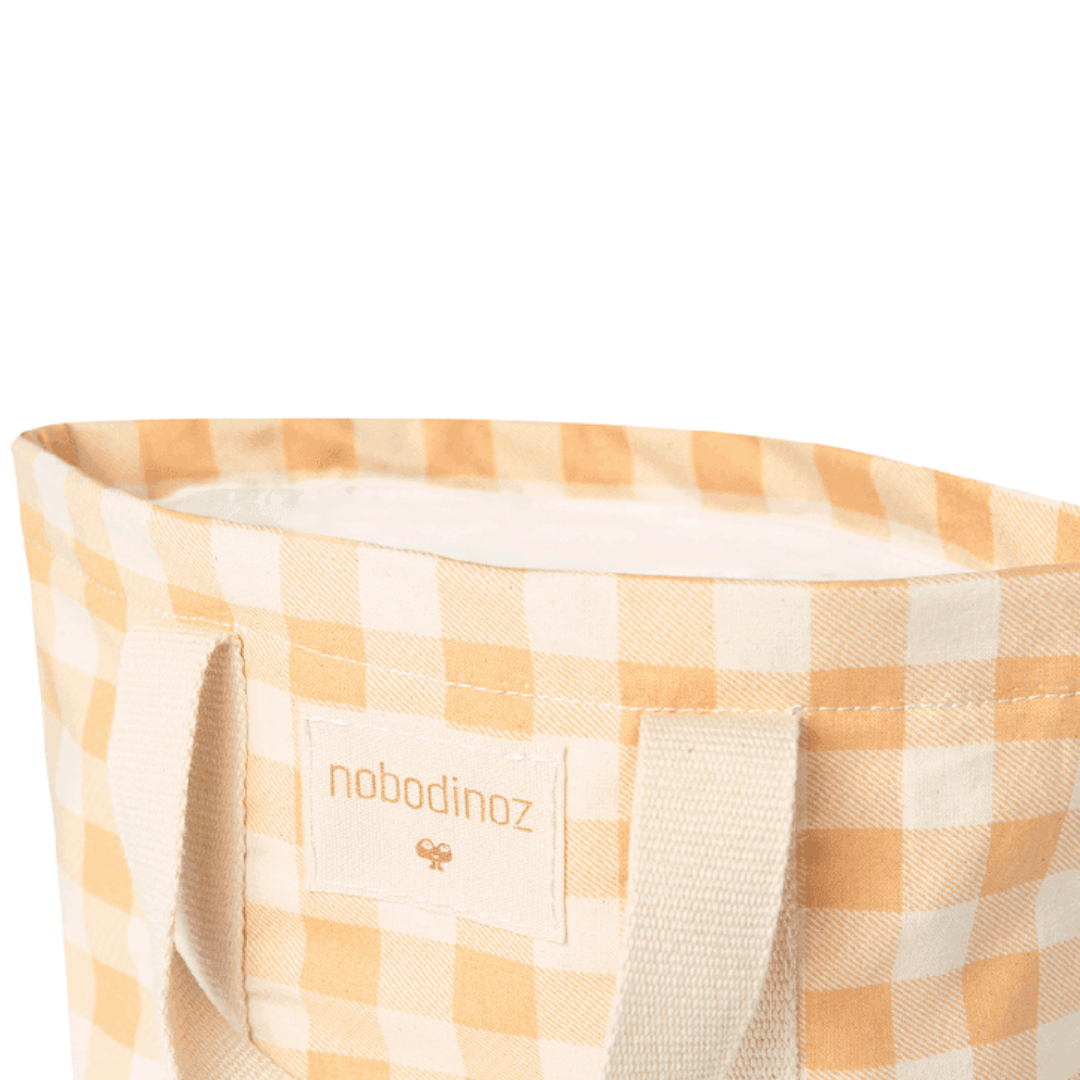 Sunshine Mini Tote Bag | Melon Vichy