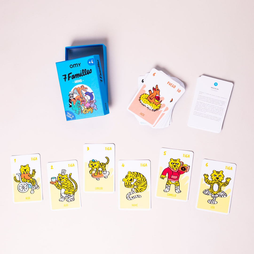 Happy Families Card Game for Kids