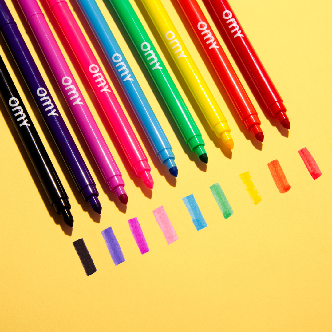 9 Scented Double-Tip Kids Pens