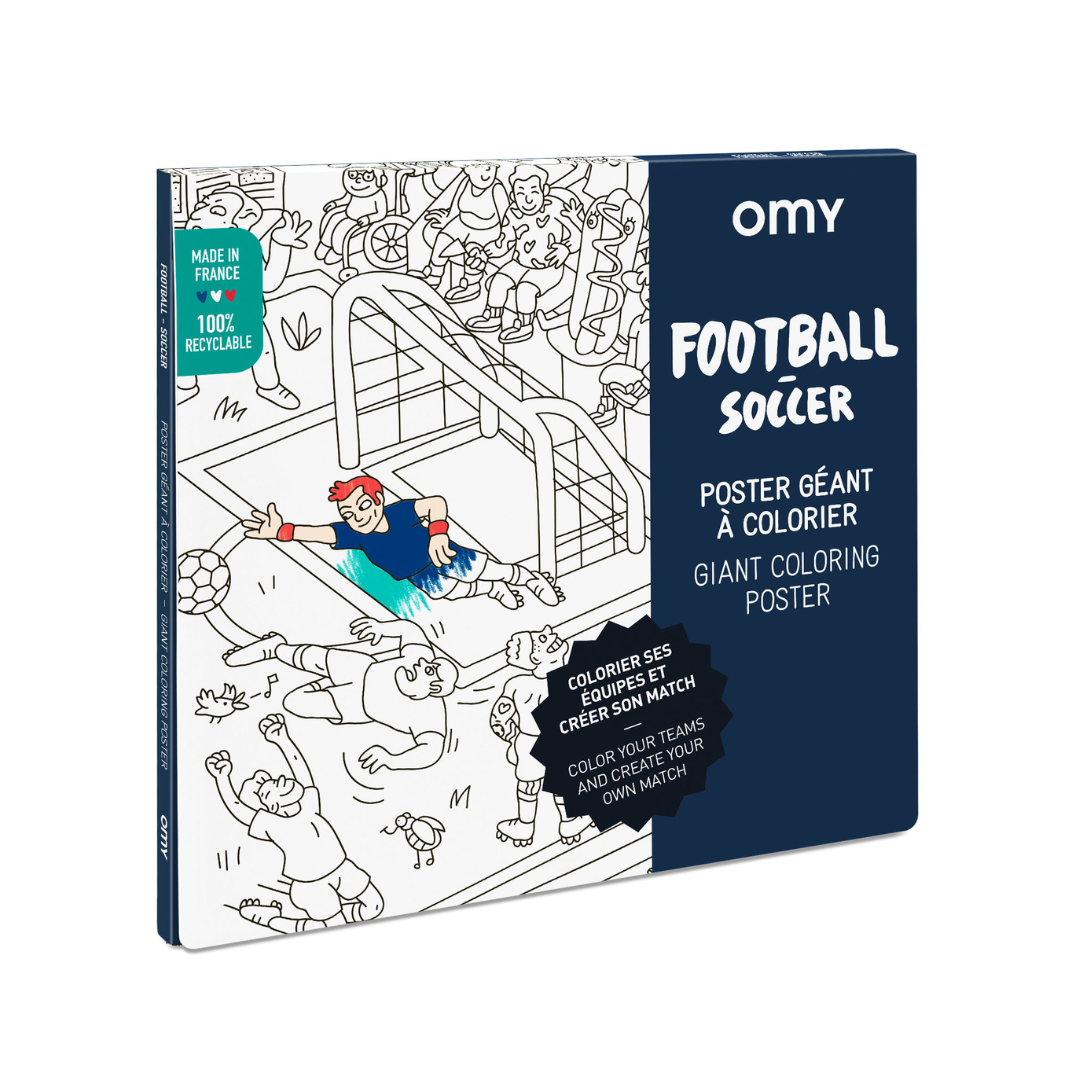 Giant Colouring Poster Football