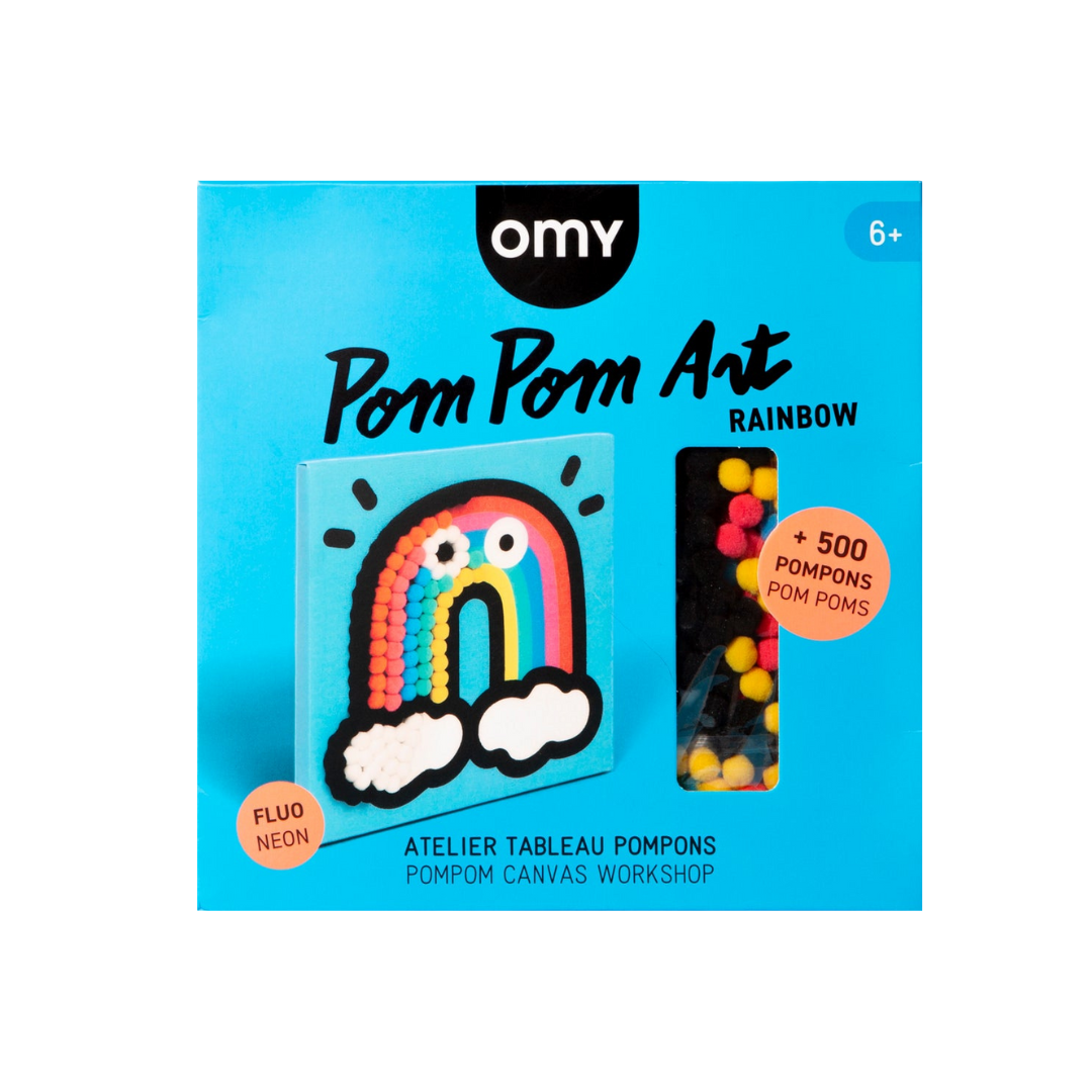 Rainbow Pom Pom Kids Craft Kit