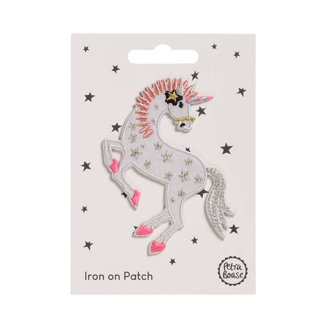 Unicorn Embroidered Iron-On Patch