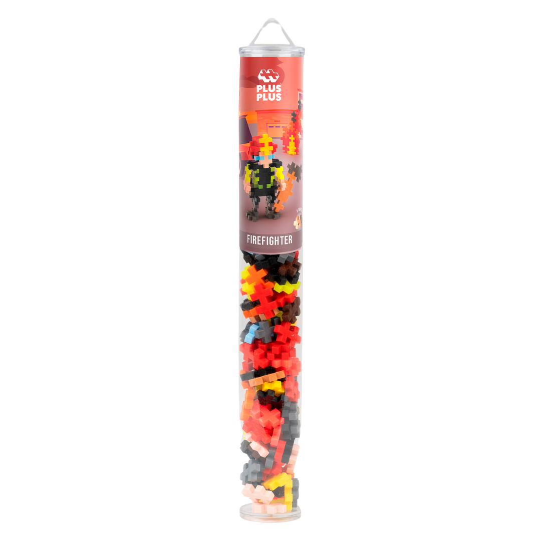 Plus-Plus Tube Firefighter Mix 100 pieces