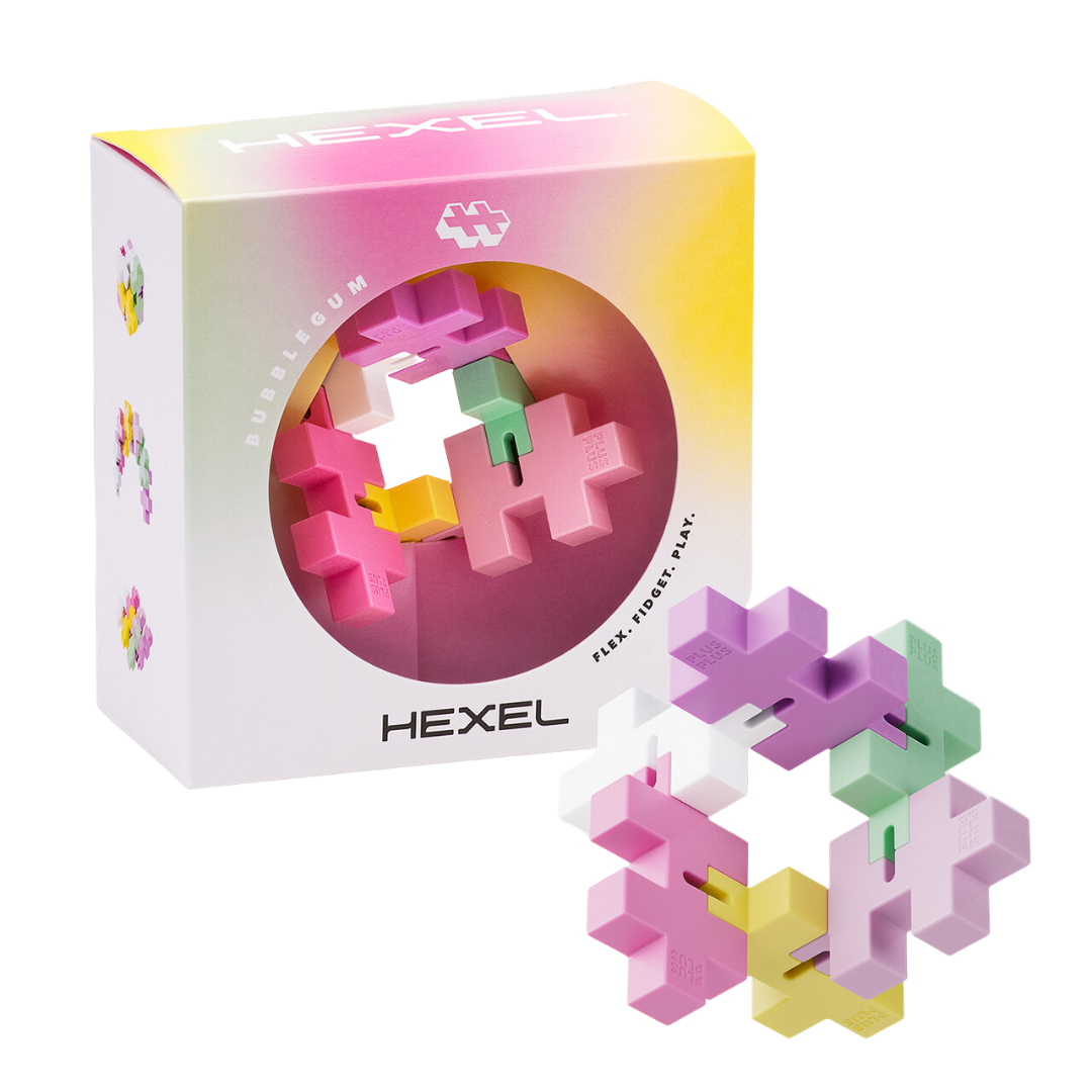 HEXEL Creative Fidget Toy | Bubblegum