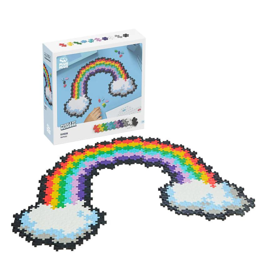 Rainbow Puzzle By Number by Plus-Plus
