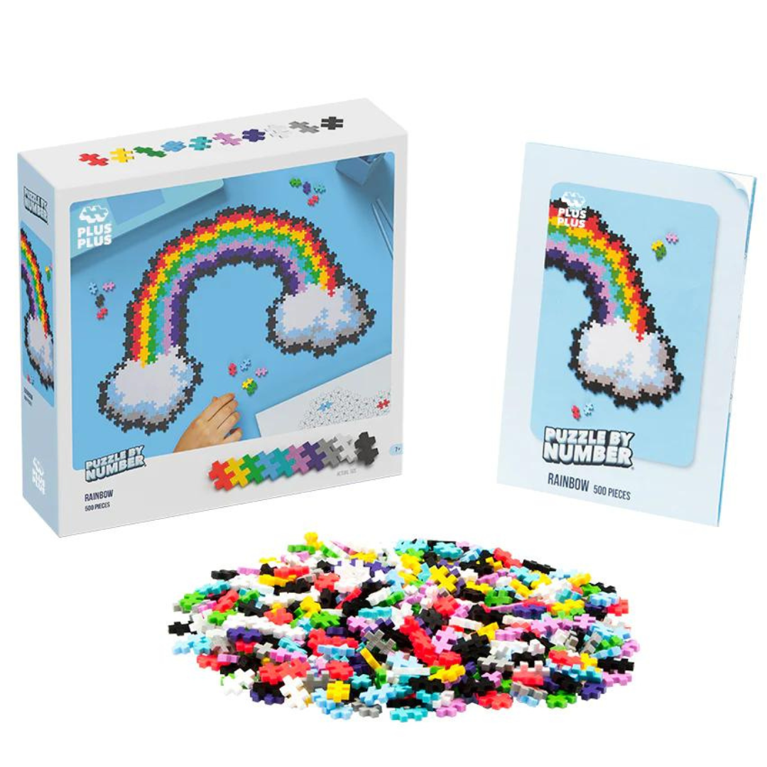Rainbow Puzzle By Number by Plus-Plus