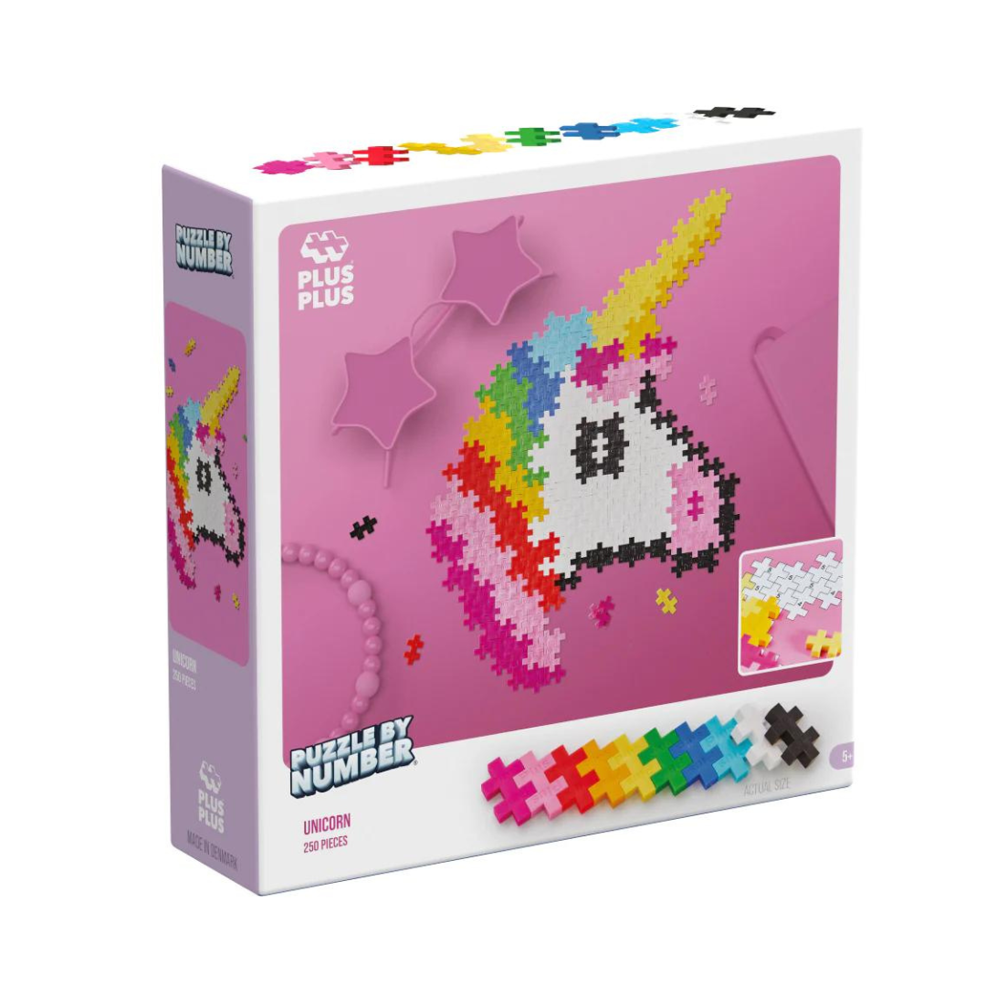 Unicorn Puzzle By Number by Plus-Plus