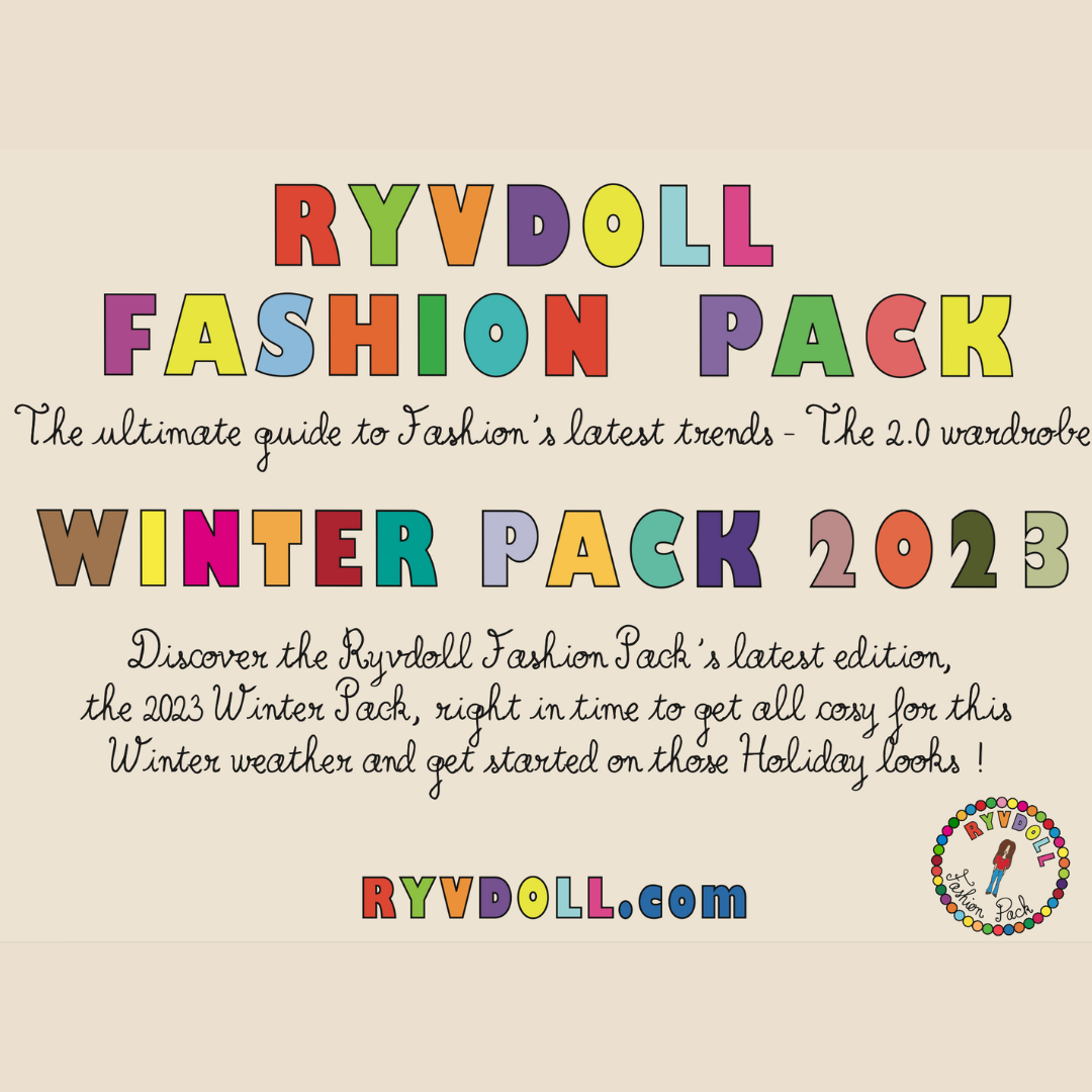 Ryvdoll 2-D Magnetic Doll Fashion Winter Pack 2023