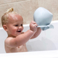Kids Silicone Watering Duck Egg Blue