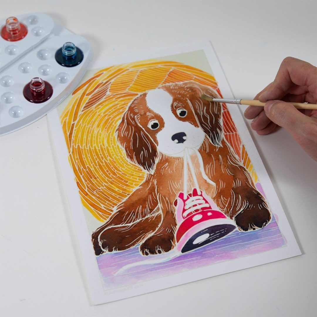 Aquarellum Junior Puppy Watercolour Set