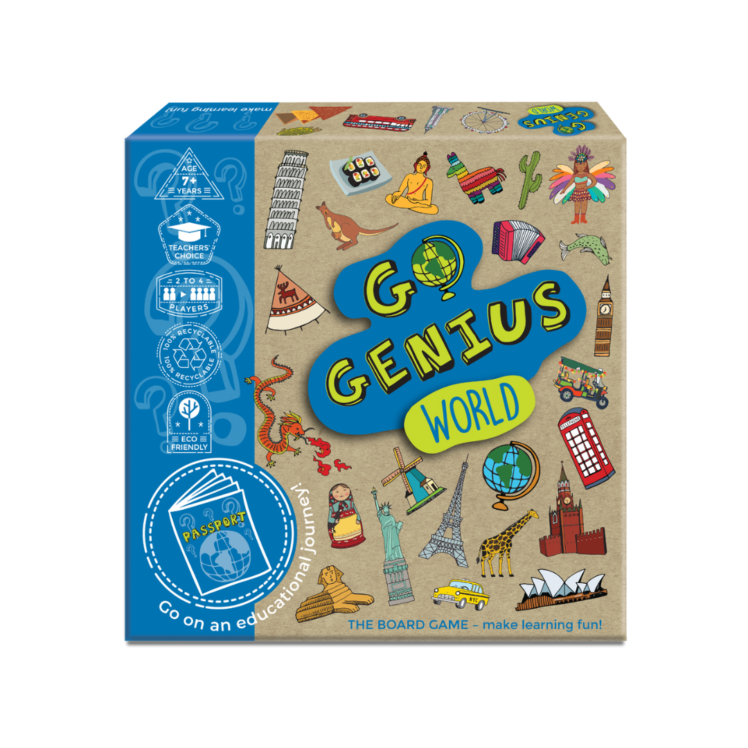 Go Genius World Educational Board Game