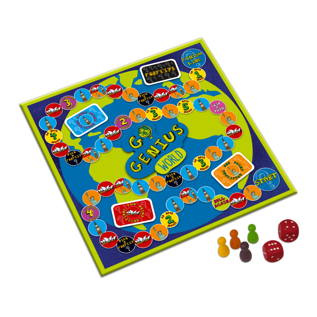 Go Genius World Educational Board Game