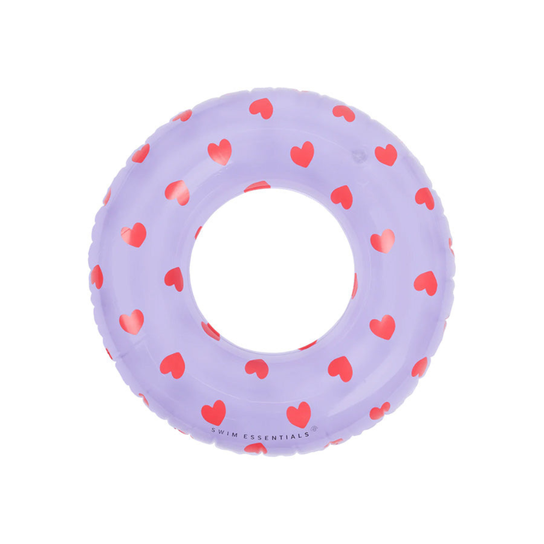 Swim Ring ø55 cm | Lila Hearts