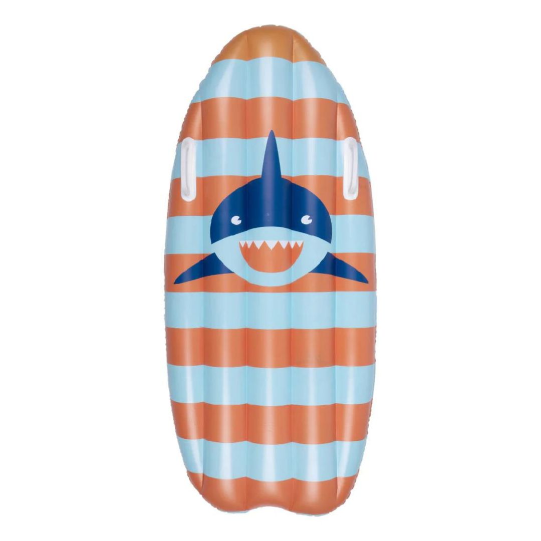 Fun and Safe Inflatable Shark Surfboard for Kids