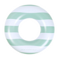 Vibrant 90 cm Swim Ring for Kids (Green White Striped)